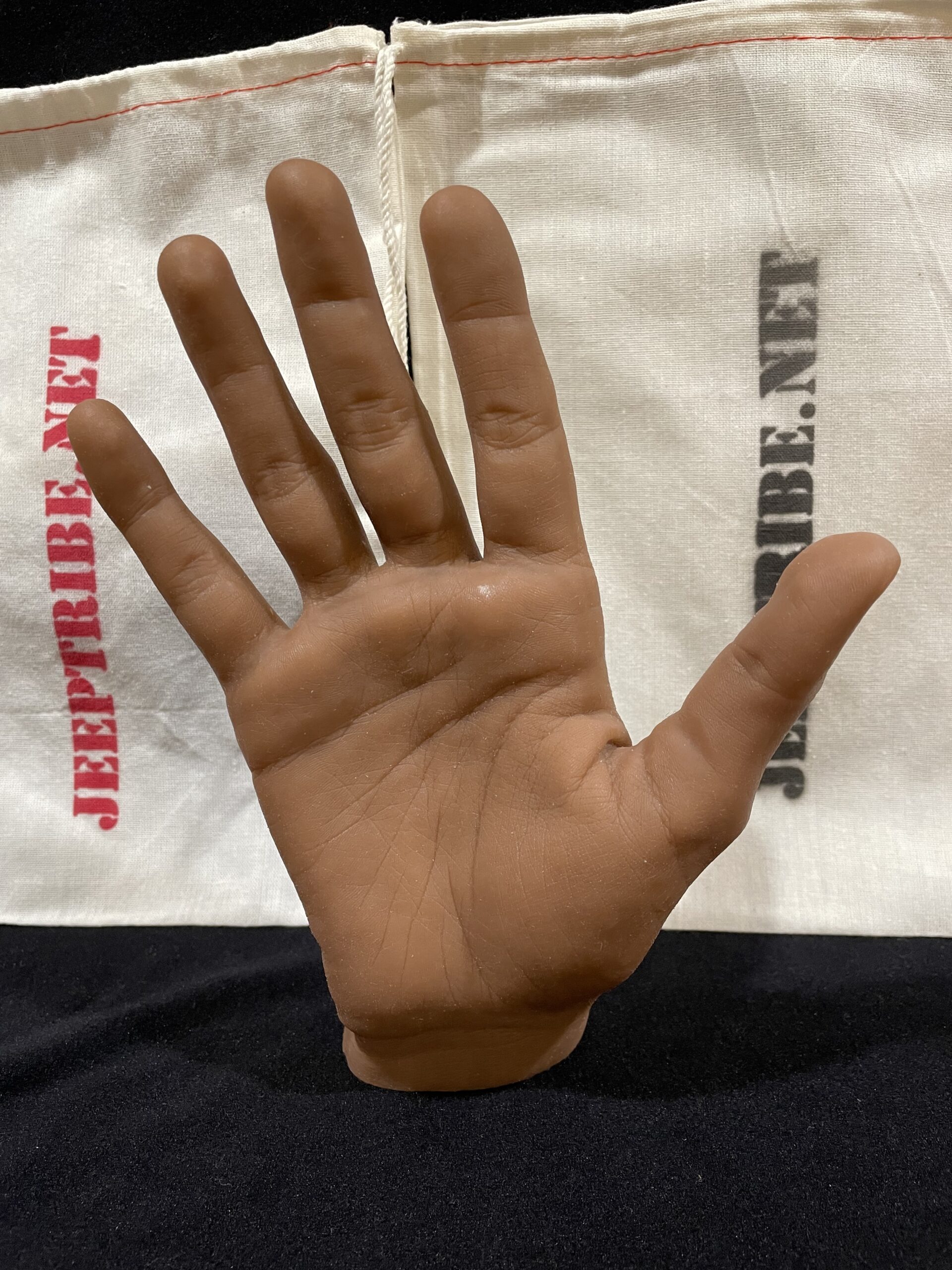 Jeep Tribe Male Silicone Hand - Dark Skin Tone - Image 2