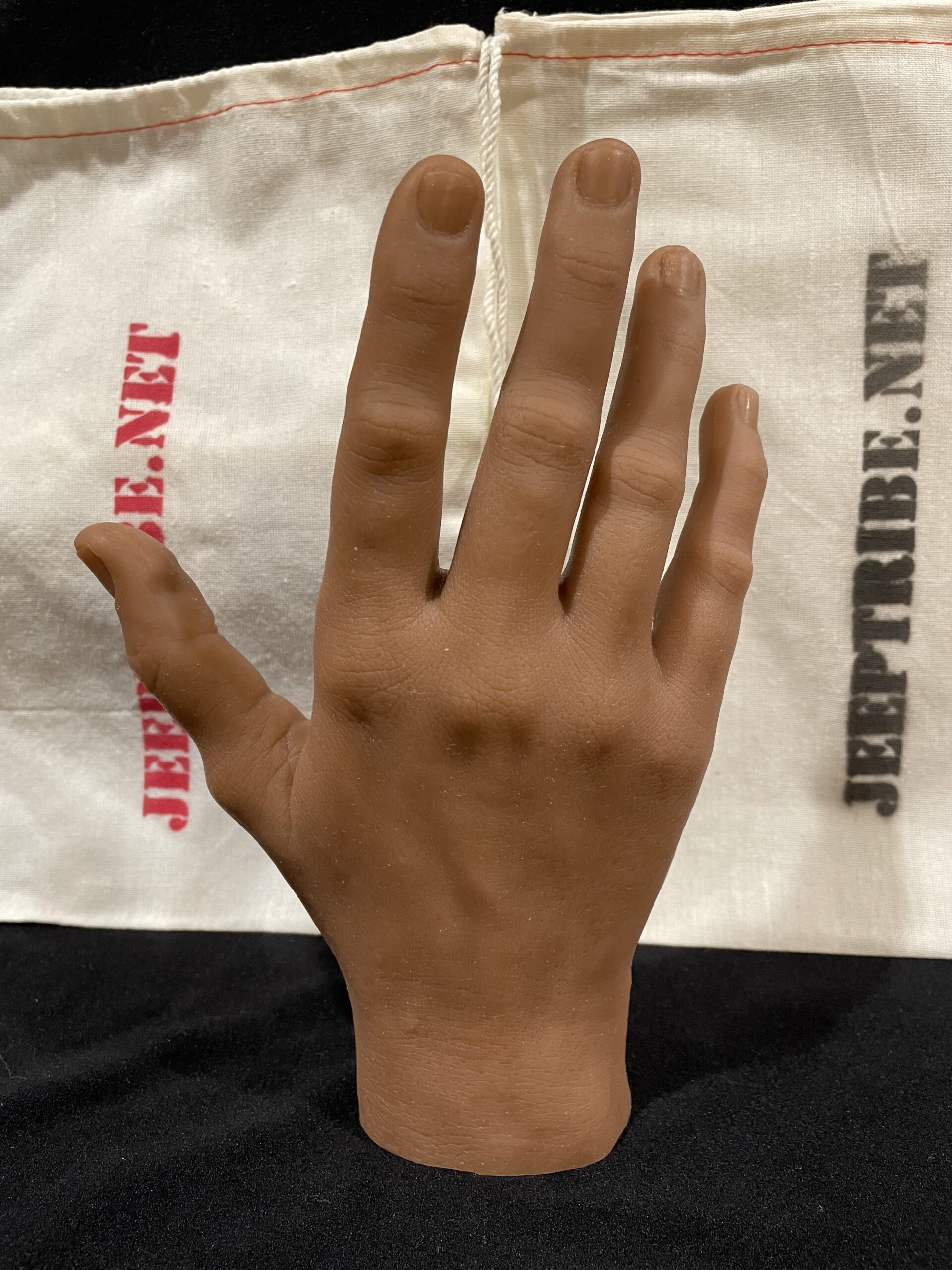 Jeep Tribe Male Silicone Hand - Dark Skin Tone
